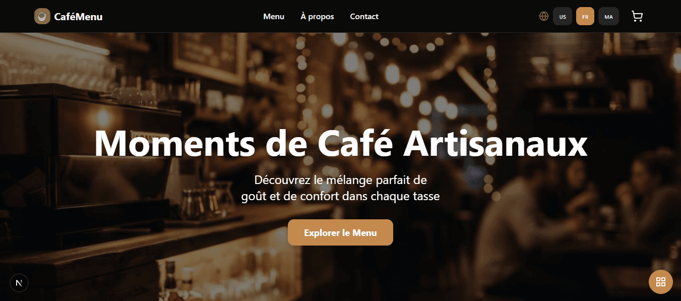 Smart Menu & Order System