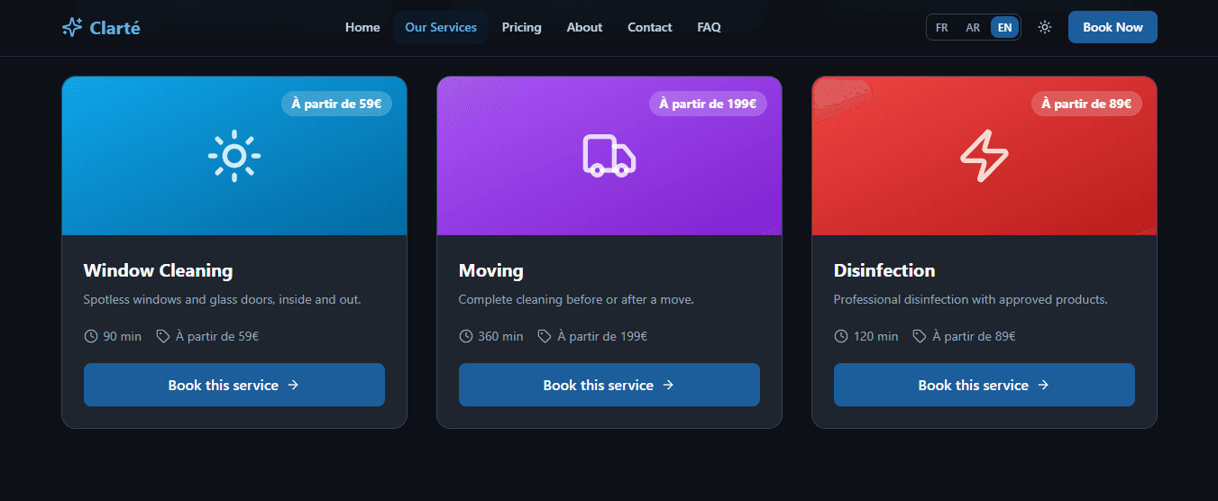 Additional service offerings